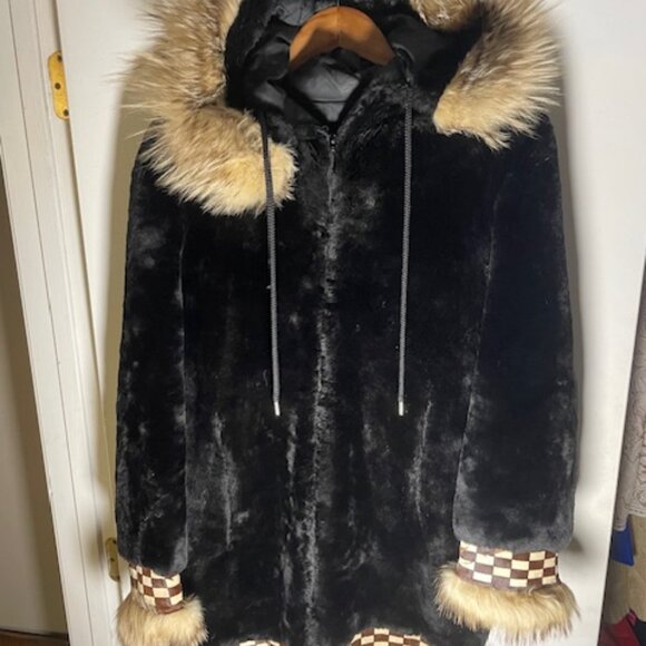 Vintage Fur Handmade Coat Medium - Picture 1 of 8